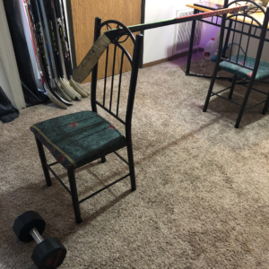 Makeshift Gym in Apartment