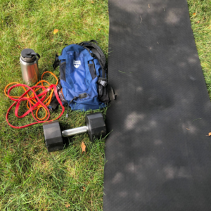 outdoor gym in a backpack